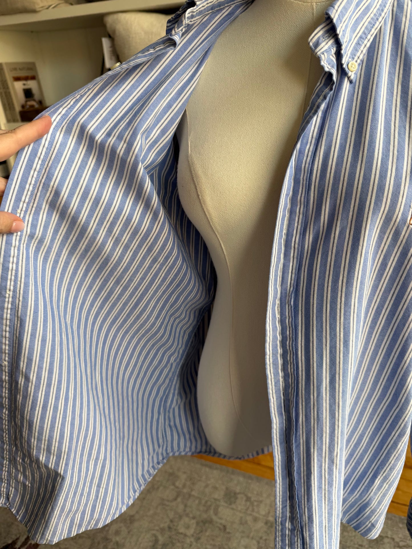 00s Ralph Lauren striped Oxford button down