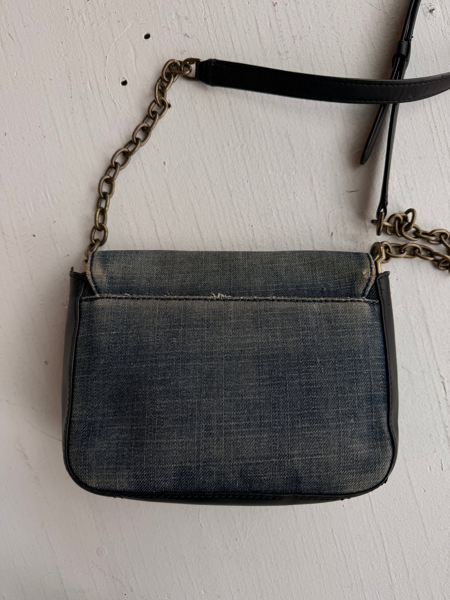 00s Lauren Ralph Lauren denim crossbody