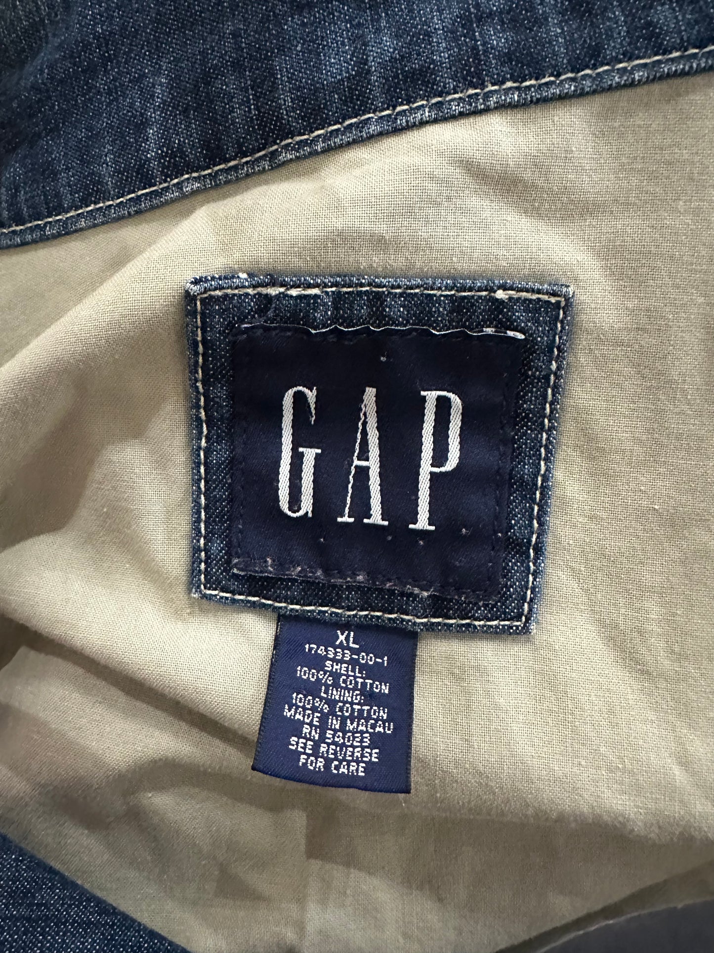 Vintage Gap denim chore coat