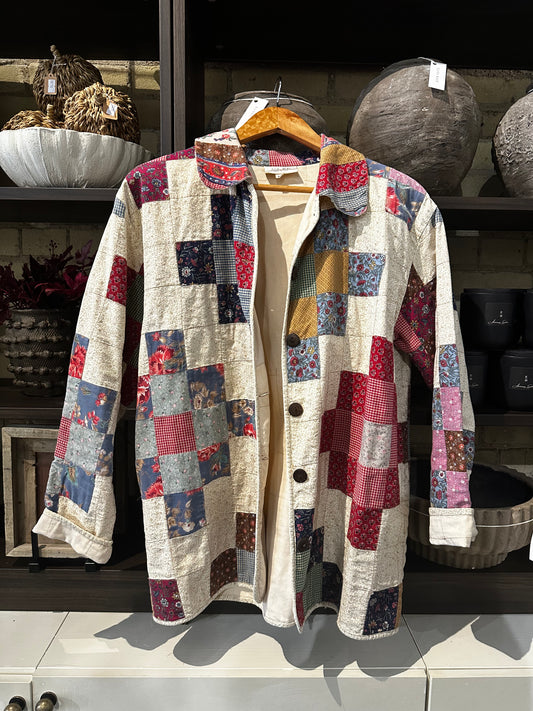 Vintage Susan Bristol patchwork jacket