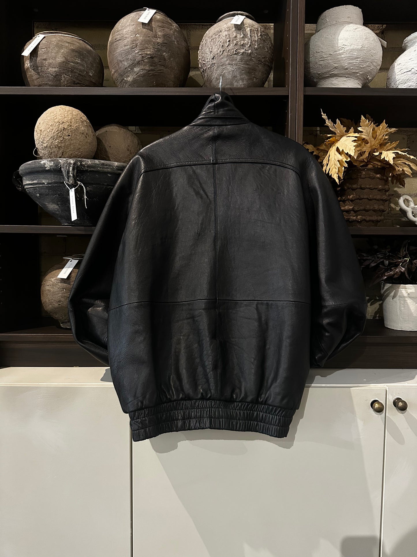 Vintage J Park leather bomber