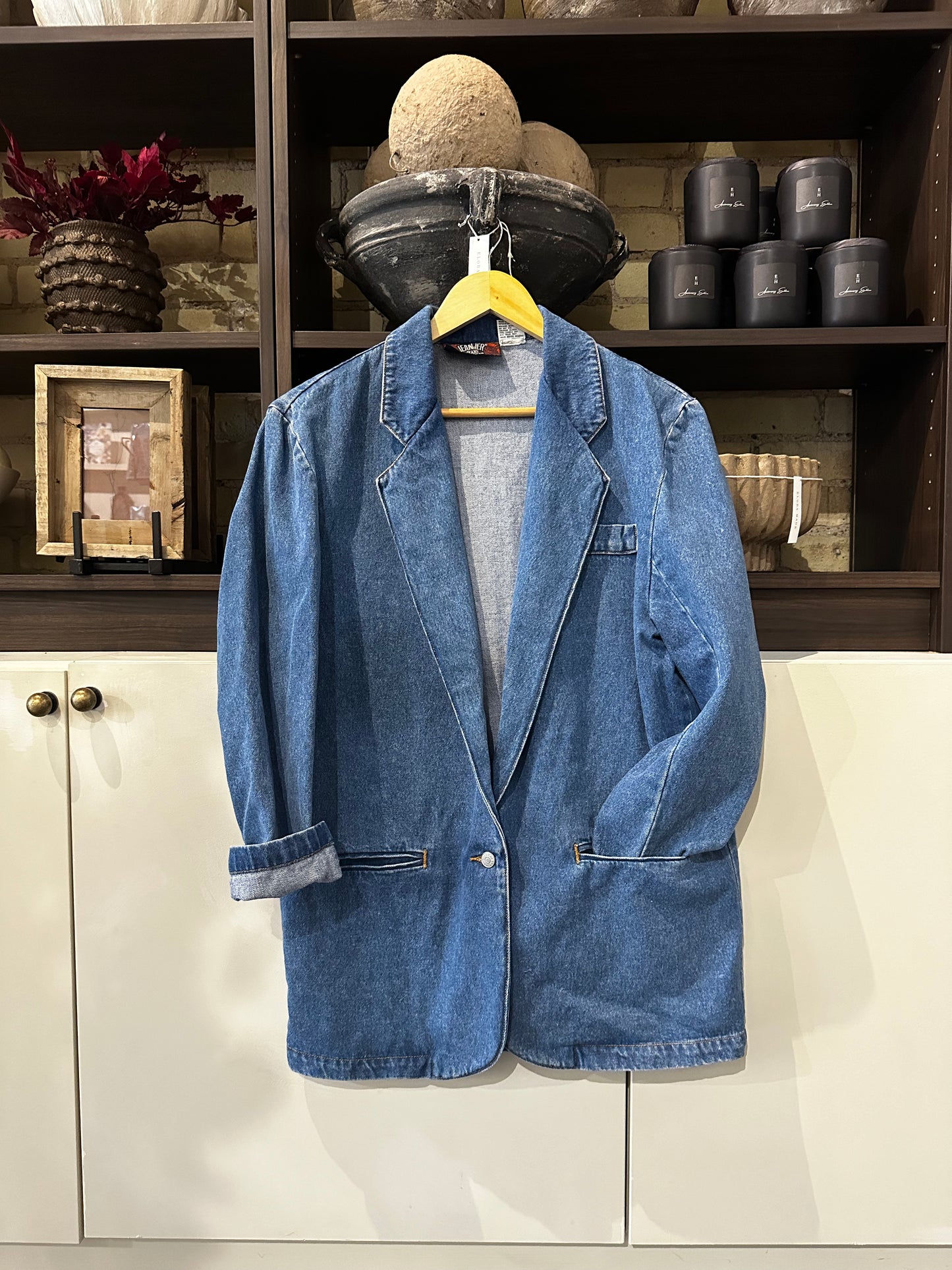 Vintage Jordache denim blazer