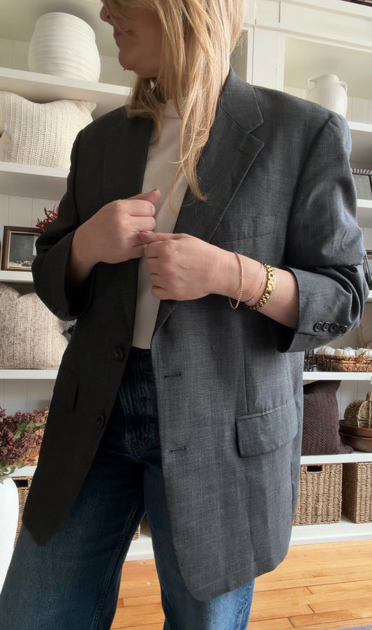 90s Chaps Ralph Lauren wool blazer. Fits M-XL