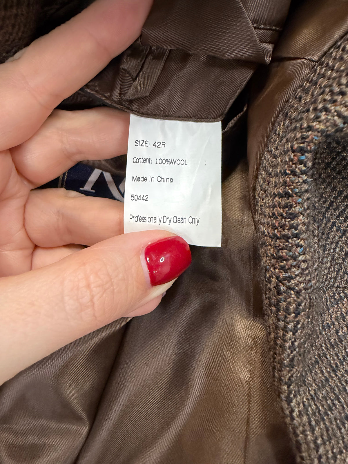 90s RBM wool blazer with suede elbow patches. Fits M-L