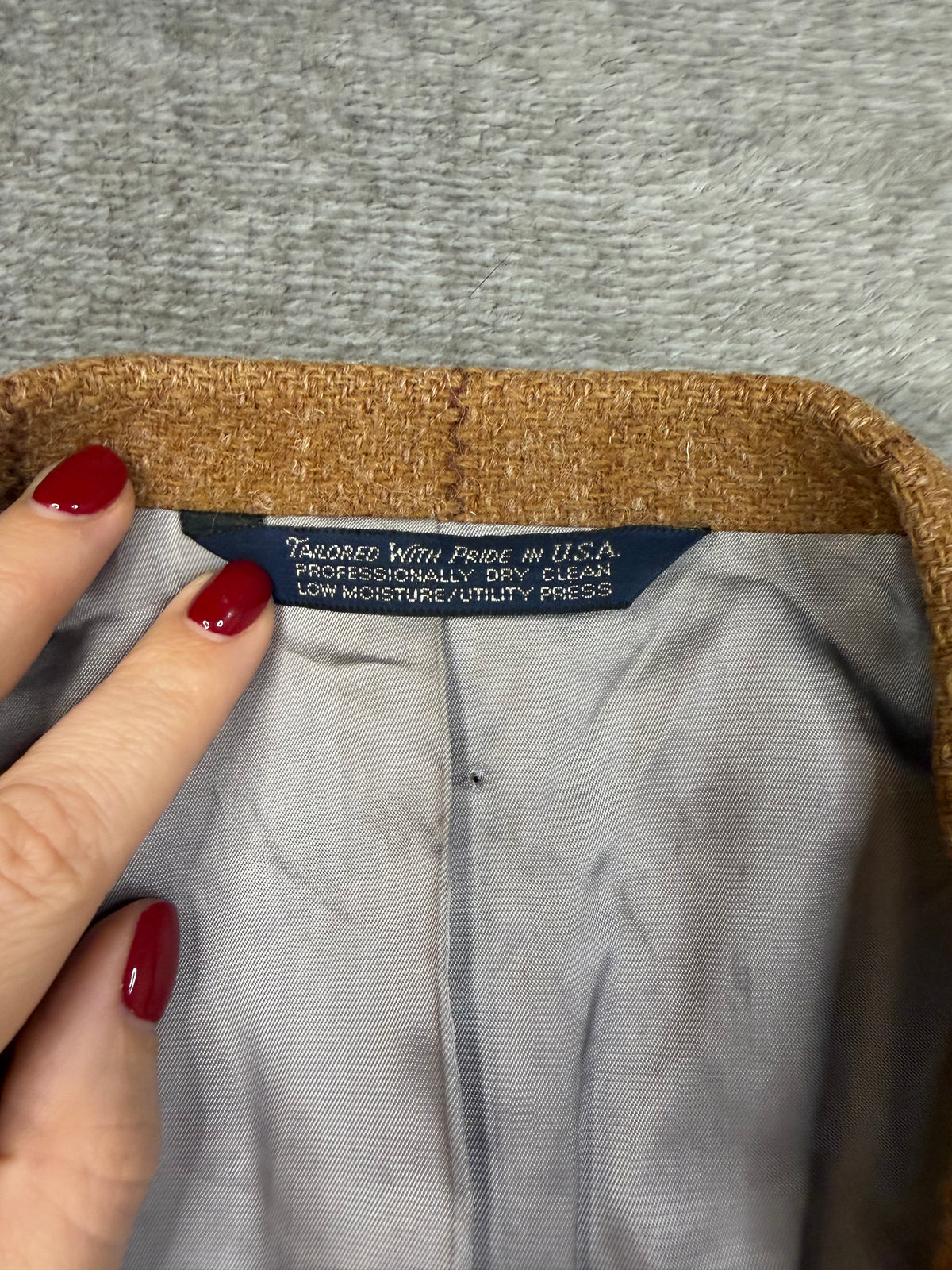 90s Lands End wool blazer. Made in the USA. Fits M-XL