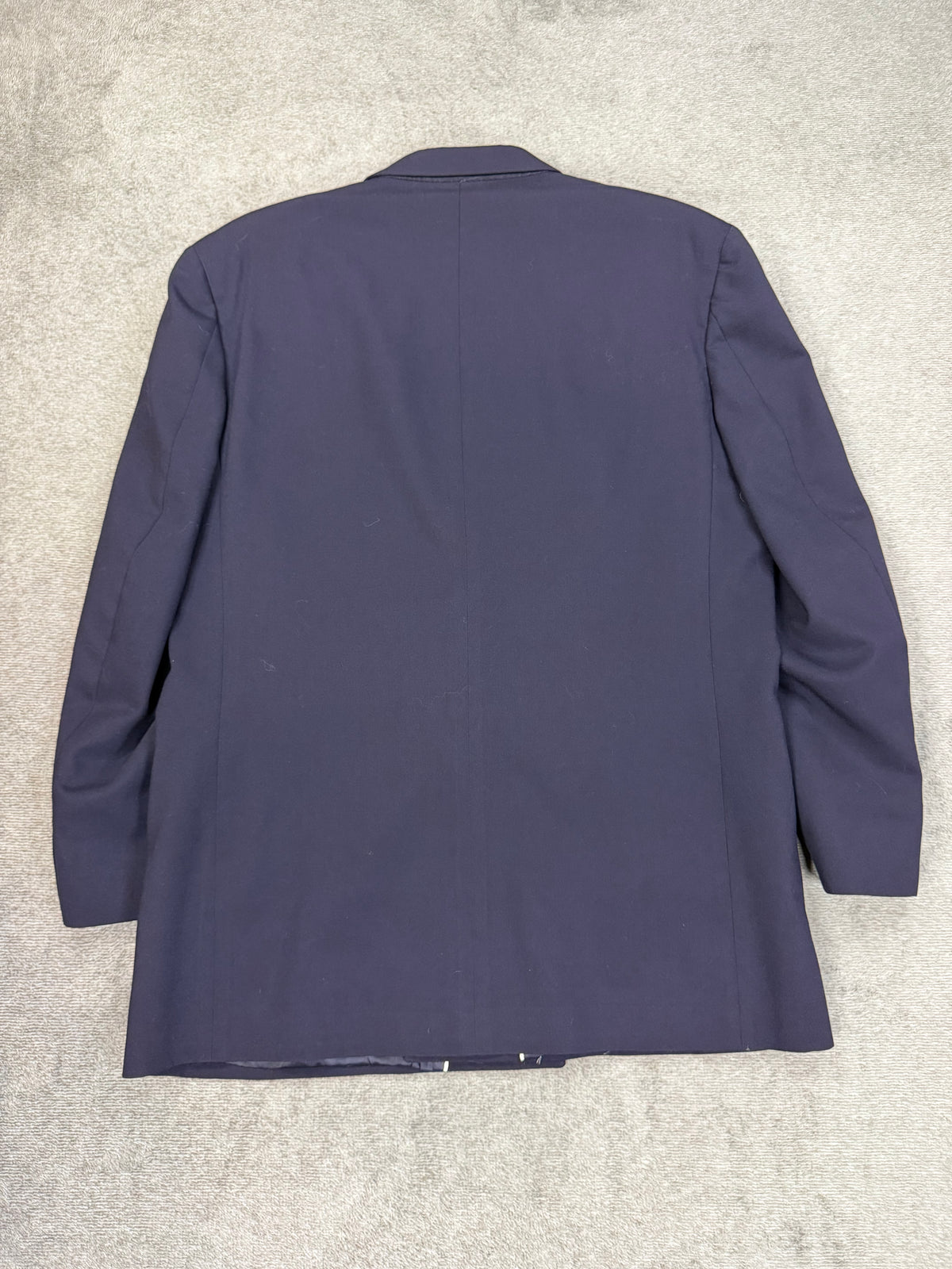 80s Lands End navy wool blazer. Made in the USA. Fits S-M