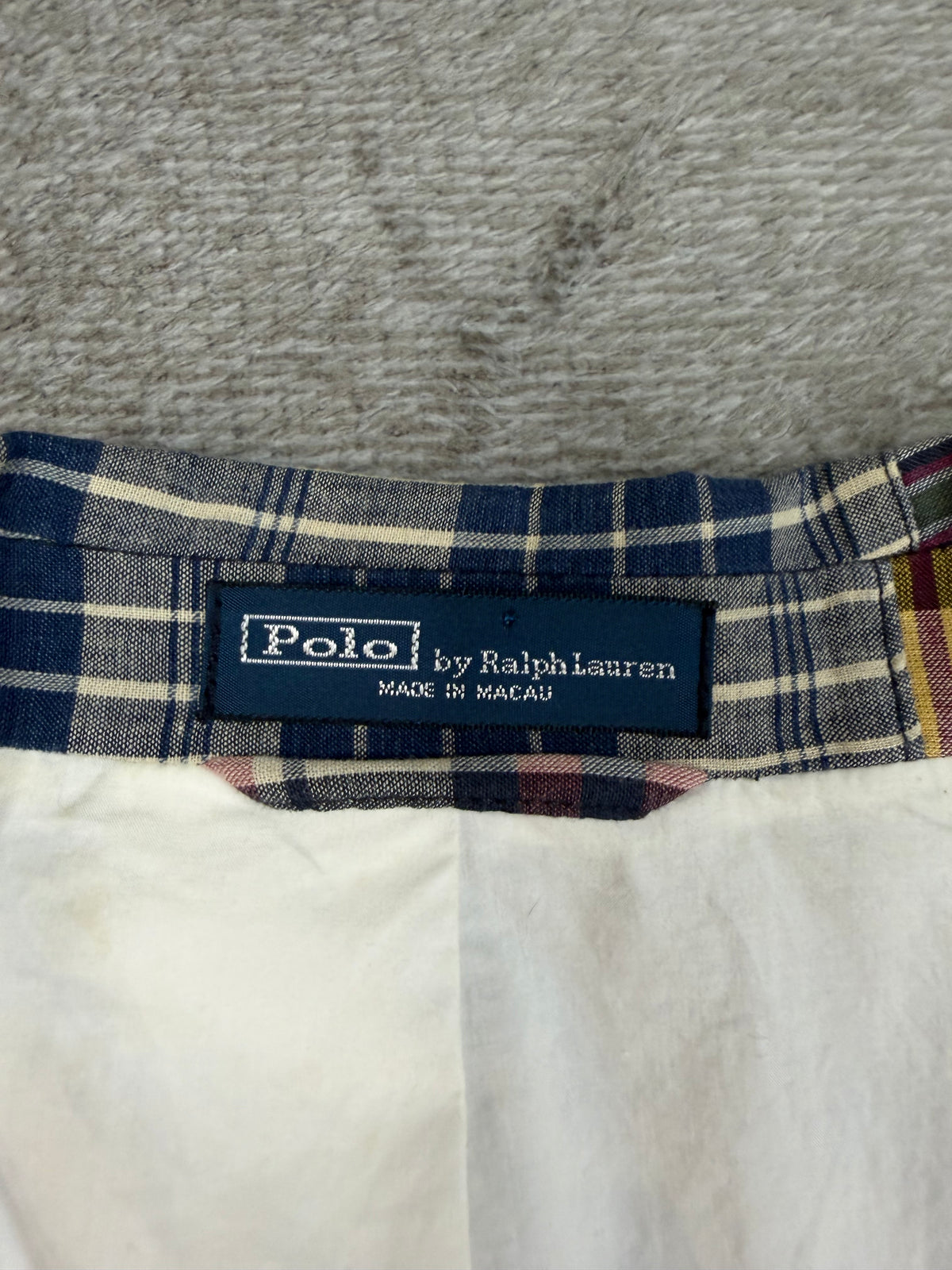 90s Polo Ralph Lauren madras sport coat. Fits M-L