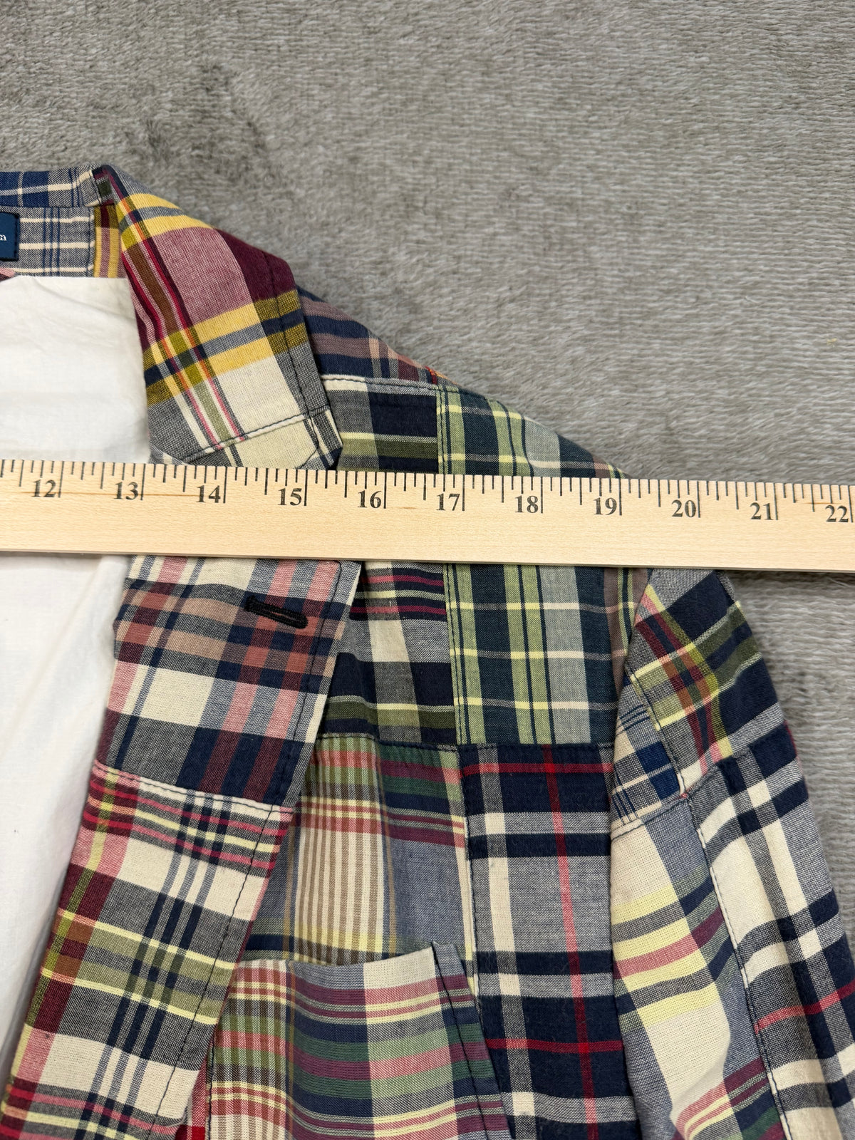 90s Polo Ralph Lauren madras sport coat. Fits M-L