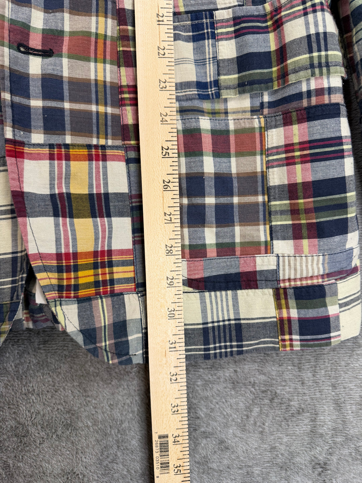 90s Polo Ralph Lauren madras sport coat. Fits M-L