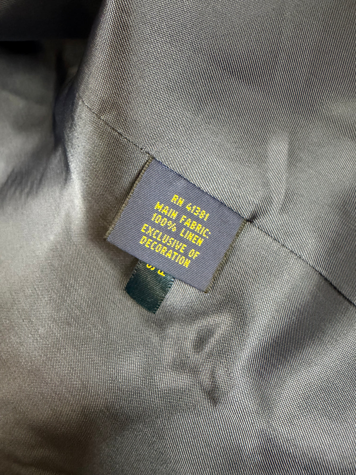 Polo Ralph Lauren blue linen blazer. Fits XXS-XS