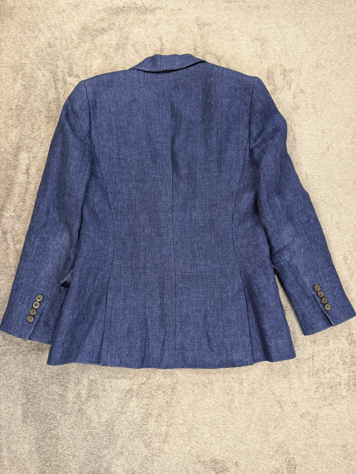 Polo Ralph Lauren blue linen blazer. Fits XXS-XS