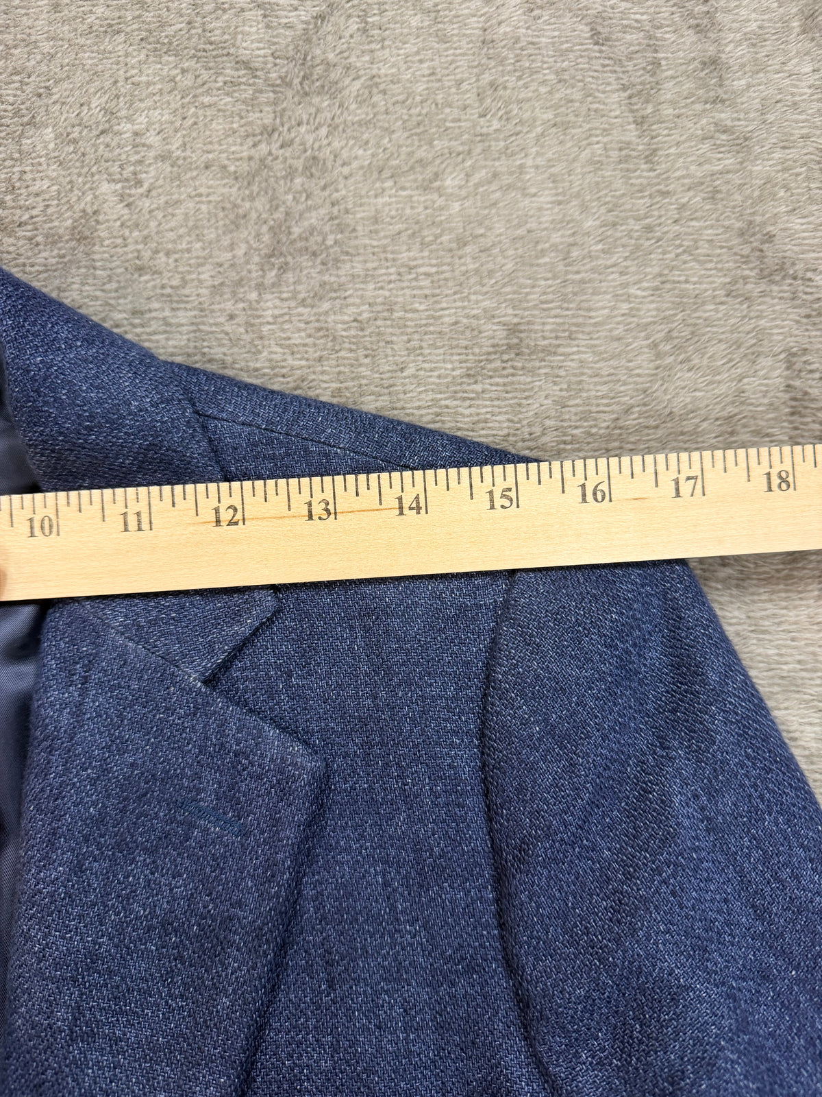 Polo Ralph Lauren blue linen blazer. Fits XXS-XS