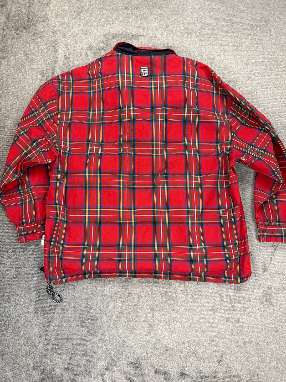 90s Chaps Ralph Lauren plaid anorak parka. Fits M-XL