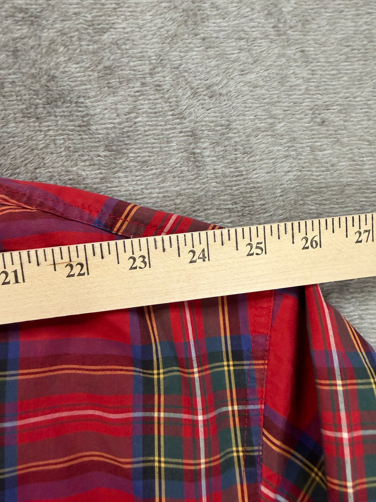90s Chaps Ralph Lauren plaid anorak parka. Fits M-XL