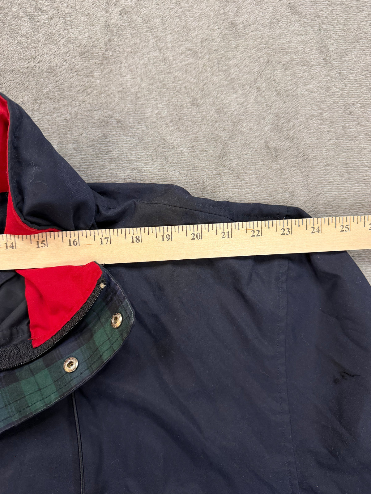 90s Chaps Ralph Lauren navy anorak parka. Fits S-L