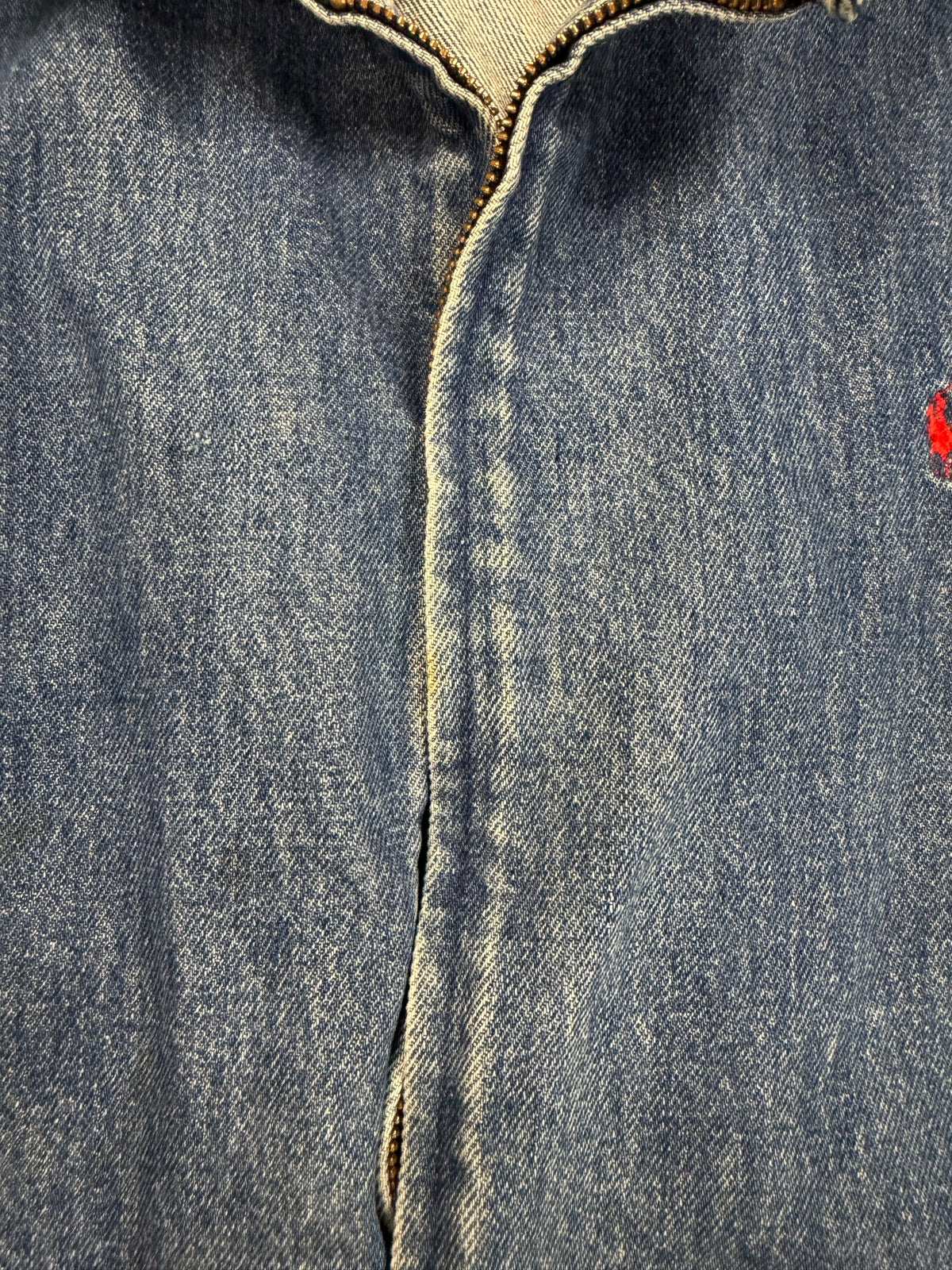 80s Polo Ralph Lauren denim bomber. Made in the USA. Fits S-L