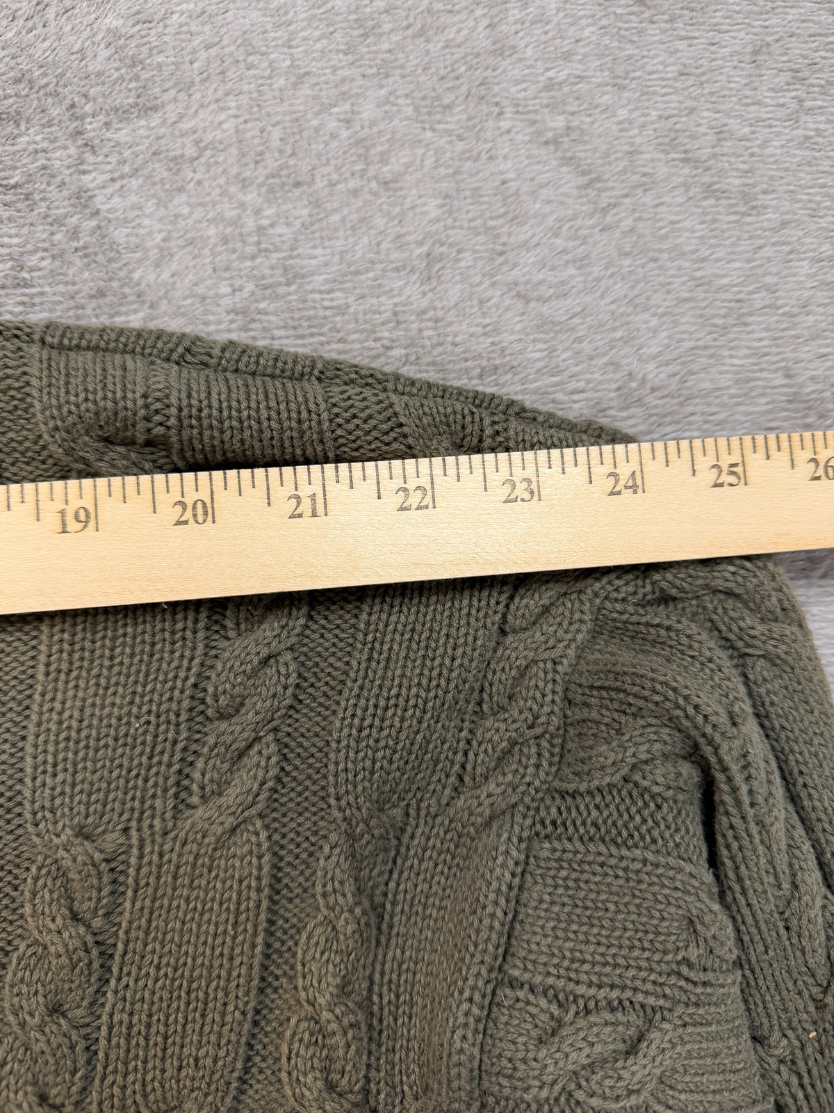 90s Chaps Ralph Lauren green cotton sweater. Fits S-L